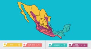 mapa de México tipo de clima