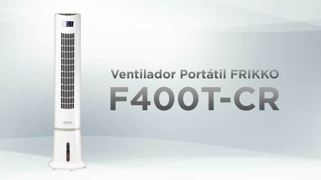 Ventilador Portátil Frikko F400T-CR