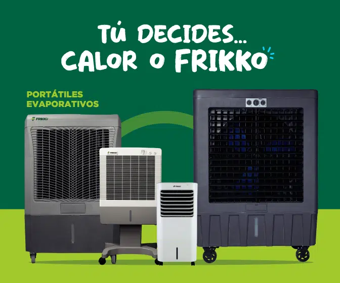 Gama de enfriadores de aire portátiles Frikko para combatir el calor en el hogar y oficina
