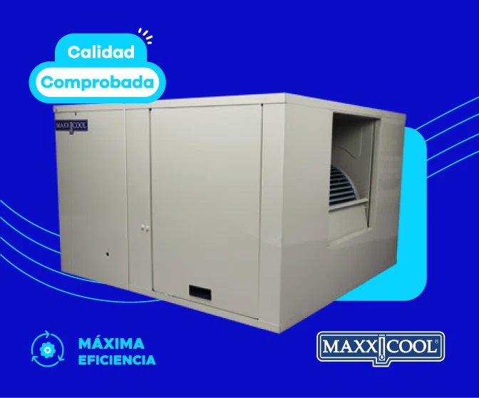 Equipo de aire acondicionado industrial Maxxicool de alta eficiencia y calidad comprobada para empresas